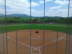 ...and the same field on Friday. Quite a change!