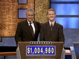 Ken Jennings won 74 Jeopardy episodes, starting on June 2, 2004. Photo Credit: Associated Press