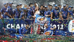 Mumbai Indians won the CLT20 last year, but will not repeat in 2014 after failing to make the group stage. Photo Credit: NDTV Sports